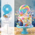 thumbnail image 3 of Blue Number Candle Shell, Blue Birthday Candle Sequin Shell Conch Candle Blue Mermaid Glitter Number Candle for Mermaid Birthday Party Wedding Anniversary Decorations(9), 3 of 6