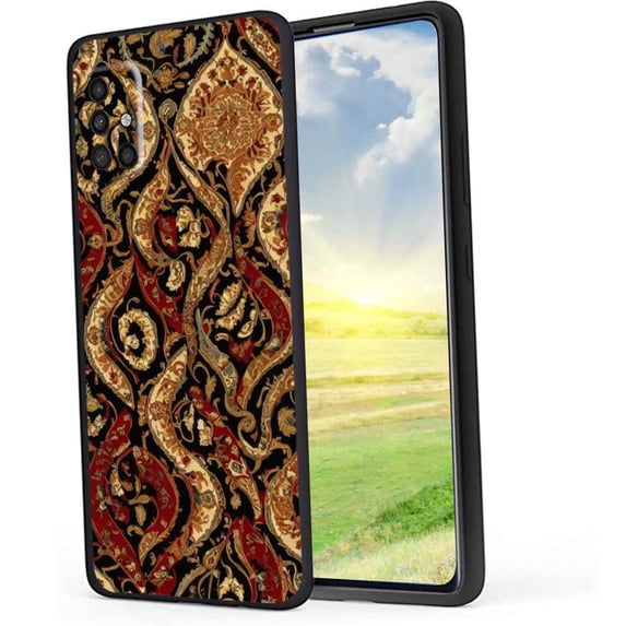 Carpet-Wallpaper-34 Phone Case, Degined for Samsung Galaxy A51 4G Case Men Women, Flexible Silicone Shockproof Case for Samsung Galaxy A51 4G