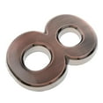 thumbnail image 1 of DOLITY Copper Plastic Self-Adhesive Door Number Sign Sticky Numeric Digit Number 8, 1 of 7