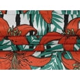 thumbnail image 4 of oneOone Velvet Rust Fabric Leaves & Flower Sewing Material Print Fabric By The Yard 58 Inch Wide, 4 of 5