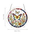 thumbnail image 4 of PLPPYFS Aesthetic Acrylic Puzzle for Adult, Acrylic Puzzle Suncatcher Window Hanging Ornament, 7.4" Sun Catcher Acrylic Puzzles, Stained Glass Style DIY Puzzle, Unique Irregular Pieces for Home Decor, 4 of 5