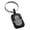 Black, variant on Stainless Steel All Seeing Eye Hamsa Hand of Fatima Engraved Small Rectangle Dog Tag Charm Keychain Keyring
