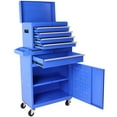 thumbnail image 3 of M optimized 5-Drawer Rolling Tool Chest with Drawers Wheels Adjustable Shelves Tool Storage Cabinet Organizer for Workshop Garage, 3 of 9