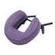 thumbnail image 1 of Cuna facial con almohada para camilla de masaje, reposacabezas de masaje, ligero y resistente de PU. violeta, 1 of 7