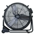 thumbnail image 3 of XPOWER FD-650DC Energy Saving Brushless 24 Inch Drum Fan with DC Motor, Black, 3 of 7