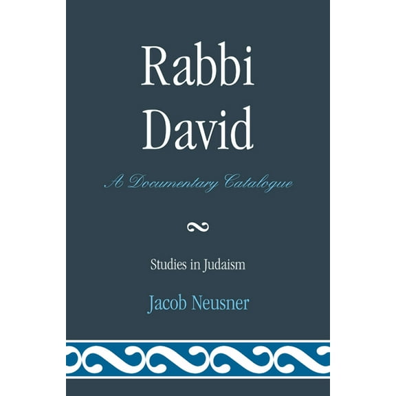 Studies in Judaism Rabbi David: A Documentary Catalogue, (Paperback)