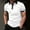 White, variant on Performance Men's Mesh Panel Polo Shirt Quick Dry Intense Workouts (Mint Green XL)