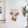 thumbnail image 4 of 2X Hoja de Macramé para Colgar en la Pared HabitacióN , DecoracióN del Hogar, Tapiz de Pared EstéTico Tejido, DecoracióN de la Boda de la HabitacióN del Hogar, Color Caqui, 4 of 7