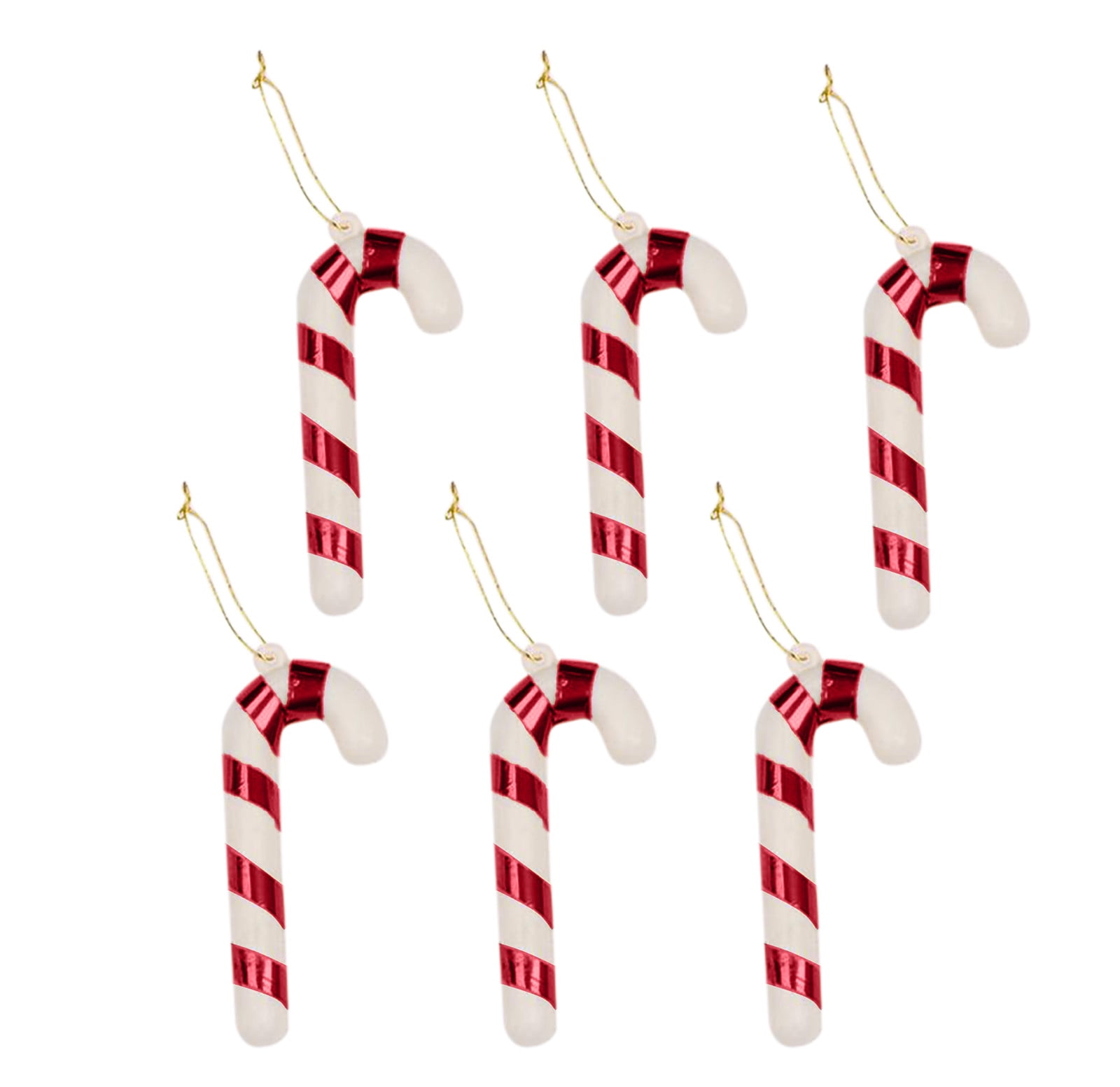 10x Large Plastic Candy Cane Christmas Tree Hanging Crutch Pendant Decor New 