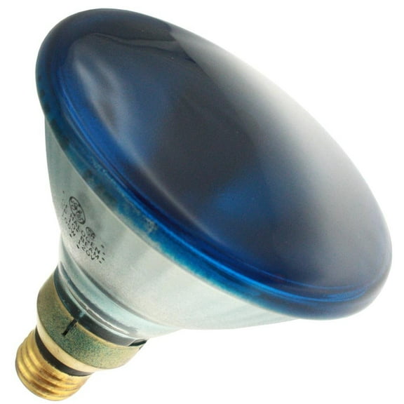 Industrial Performance 100PAR/H/SP10-TB#1 120V, 100 Watt, PAR38, Medium Screw (E26) Base Transparent Blue Light Bulb (1 Bulb)