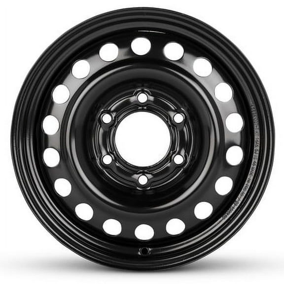 New OEM Replacement Wheel 16x6.5 in for 2006-2014 Kia Sedona Painted Black 16 inch Steel Rim