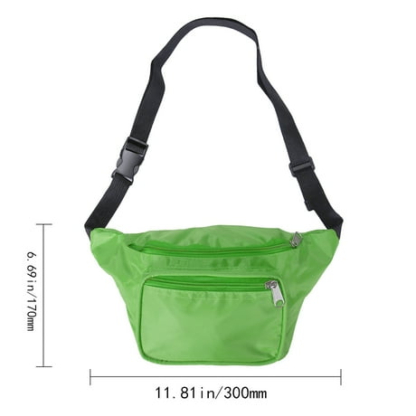 HDE Fanny Pack [80's Style] Waist Pack Outdoor Travel Crossbody Hip Bag ...