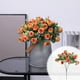 thumbnail image 1 of Rosa artificial - Flores artificiales de plástico de 11 pulgadas para decoración del hogar, centros de mesa y decoraciones de fiesta - Naranja, Beige, Rojo, Blanco, Rosa, 1 of 7