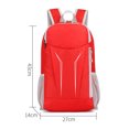 thumbnail image 3 of Mochila de nylon para acampar Transpirable a prueba de agua para hacer ejercicio Fitness (Rojo), 3 of 6