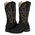 thumbnail image 3 of SheSole Women's Square Toe Cowgirl Cowboy Boots Western Female Black US 11, 3 of 7