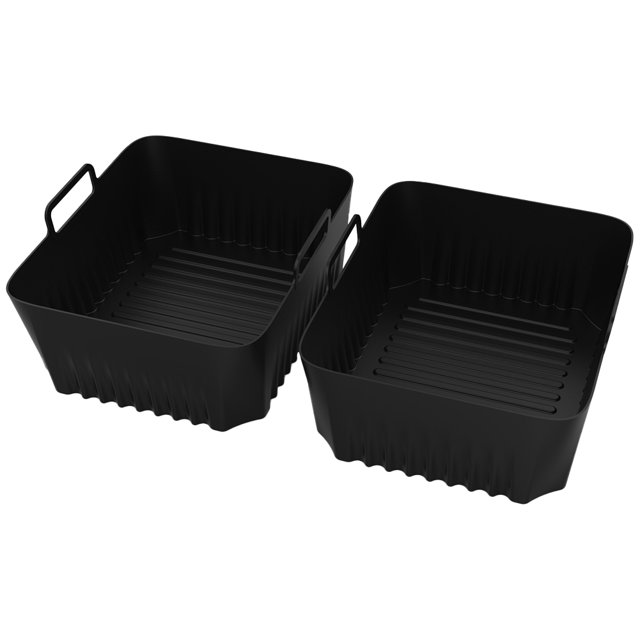 Freidora Aire Olla Silicona Bandeja para Horno Segura para Alimentos para Ninja AF500 (2X5.2L 1PC)