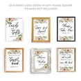 thumbnail image 3 of Koyal Wholesale Peach Coral Floral Garden Wedding Signs Bundle 30 Set for Ceremony, Reception Decor Signage, 8.5 x 11", 3 of 5