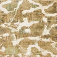 thumbnail image 1 of Ahgly Company Machine Washable Indoor Square Abstract Cinnamon Brown Area Rugs, 6' Square, 1 of 7