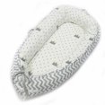 thumbnail image 2 of Co Sleep Cover for Girls Boys, Snugly Fit Infant Lounger for Baby, Infant Removable Sleeping Bed Cover Slipcover Cotton Breathable for Newborn (White Crown) LingWen 9024715133700, 2 of 5