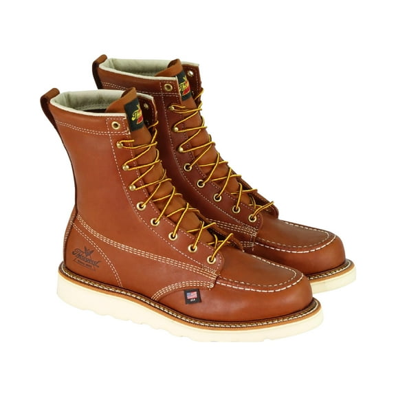 Thorogood Men's American Heritage 804-4208 8" Tobacco Oil-Tanned Moc Steel Toe Boot