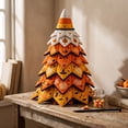 thumbnail image 5 of DIY Halloween Quilted Fabric Tree Kit,3D Padded Sewing Craft Project,Sewing Craft Supplies With Illustrated Guide,Home Decor,Handmade Holiday Gift For Crafters A-Candy Corn, 5 of 7
