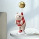 thumbnail image 5 of Figura de oso de resina con forma de globo para estante, dormitorio, soporte de TV Rojo, 5 of 8