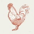 thumbnail image 2 of Schlabach, Sue 12x12 White Modern Wood Framed Museum Art Print Titled - Cottage Rooster II Red, 2 of 4