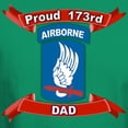 thumbnail image 3 of CafePress - Proud 173 Airborne Dad Ribbon Black T Shirt - Men's Classic Graphic Cotton T-Shirt, 3 of 4