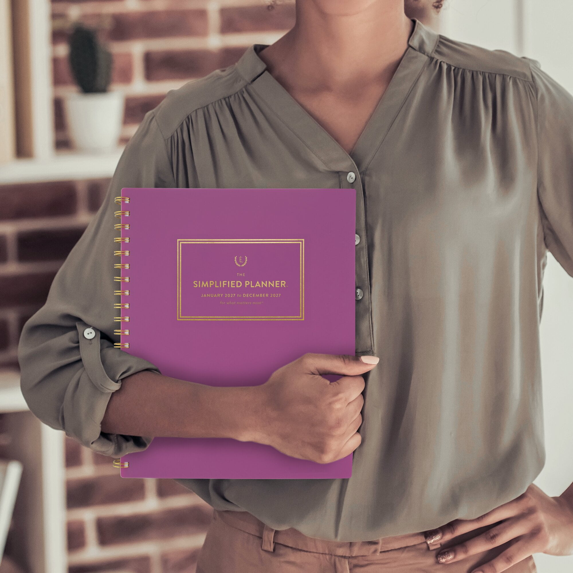 Simplified by Emily Ley for AT-A-GLANCE 2027 Weekly Monthly Planner Nostalgia