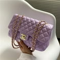 thumbnail image 5 of Women Small Shoulder Bag Chain Crossbody Messenger Bag PU Leather Handbag, 5 of 5