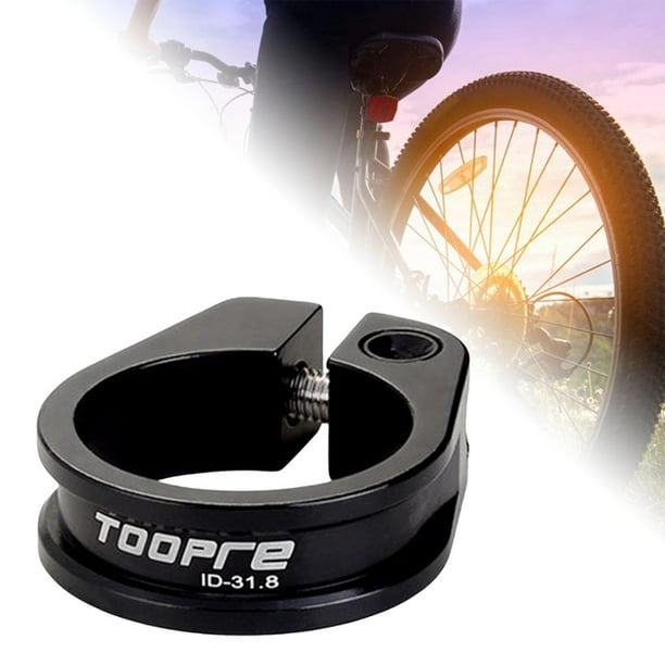 koolsoo Bike Seat Post Clamp Quick Release Bolt Binder Clamp Seatpost Collar CNC 31.8mm Black Walmart