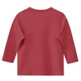 thumbnail image 4 of Cute Shirts for Girls Valentine's Day Heart Printed 3/4 Sleeve Tops Fashion Crew Neck Casual Blouses Size 3-12, 4 of 4