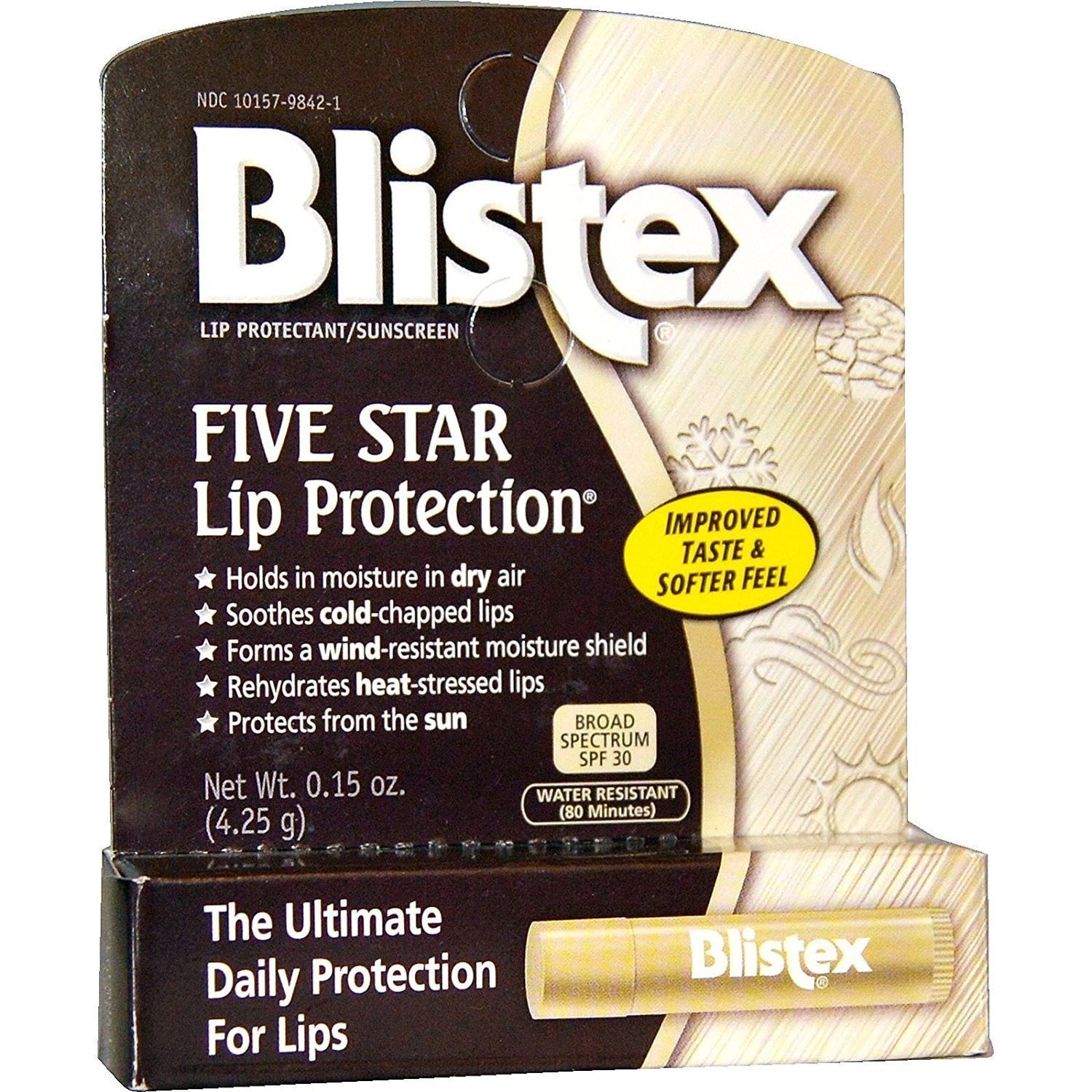 6 Pack Blistex 5 Star Lip Protect Size .15 Ounce