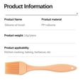 thumbnail image 4 of Silicone Basting Brush, Detachable Kitchen Oil Brush, Heat Resistant BBQ Pastry Brush, Flexible Non-Stick Cooking Brush for Grilling, Baking, Baking, Marinade, Butter, Oil Application (6.7 Inch), 4 of 9