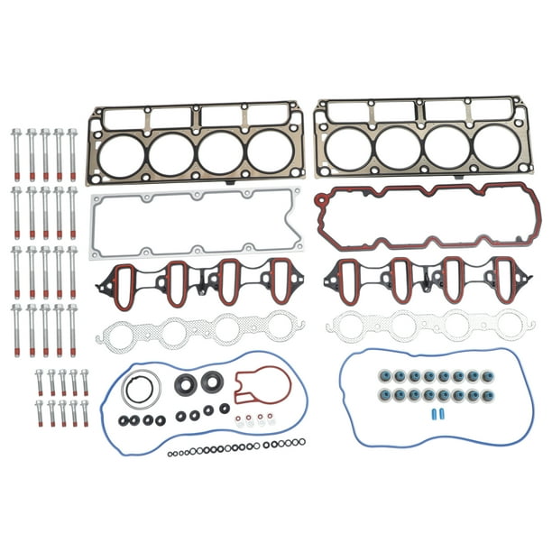 Juego de Juntas de Tapa de Válvula del Motor Unique Bargains, Juego de Juntas de Cabeza de Juntas de Admisión y Escape No.HS26191PT para CHEVROLET SUBURBAN 1500 5.3L 2002-2004, 1 Juego de Coche