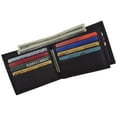 thumbnail image 3 of Men's RFID Blocking Premium Leather Bifold Multi-Card Compact Center Flip Wallet by Swiss Marshall, 3 of 31