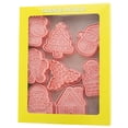 thumbnail image 5 of Christmas Cookie Cutters, Holiday Baking Mold Set with Santa Snowman Reindeer Gingerbread and Tree Designs, Embossing Press Tools for Cookies Fondant Pastry Crafts and Festive Parties, 5 of 9