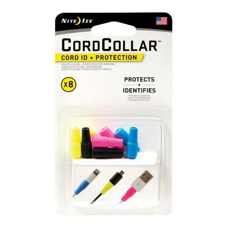 UPC: 0094664043305 | Nite Ize 3899143 Assorted Color Silicone Cord Identification & Protection Kit – 8 Piece