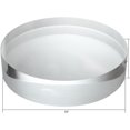 thumbnail image 3 of CiaoHER 2in Thickness 10in Diameter Acrylic Disc Display Block Clear Polished Round Pedestal Stand Riser 10" x 2", 1 Pack, 3 of 5