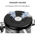 thumbnail image 2 of Oumilen Coffee Canister, Large 22 oz. Stainless Steel Airtight, Silver, 2 of 7