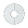 Westinghouse Split Design White Finish Molded Plastic Ceiling Medallion - 7703400