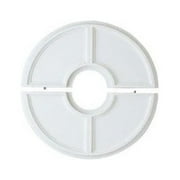 Westinghouse Split Design White Finish Molded Plastic Ceiling Medallion - 7703400