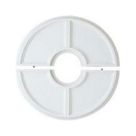 Westinghouse Split Design White Finish Molded Plastic Ceiling Medallion - 7703400