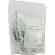 GIOVANNI Mixed Scents Sanitizing Towelettes - 20 Individually Wrapped Towelettes Grapefruit, Lavender, Peppermint Disposable Moist Towelettes (Pack of 1)