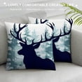 thumbnail image 3 of GOSMITH BonusLife Throw Pillow Case Cushion Cover Decorative Pillowcase Square Deer Pattern, 3 of 5