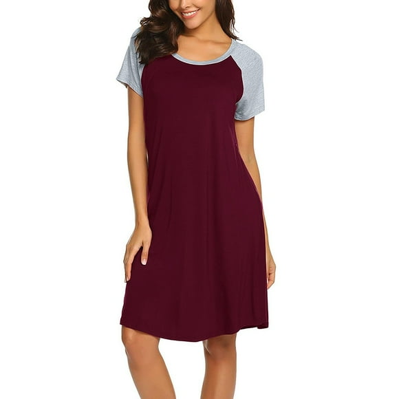 zttd women maternity dress nursing baby nightgown breastfeeding nightshirt sleepwear