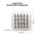 thumbnail image 2 of Decodeary 20piece 20PCS Fly Fishing Bait Kit With Soft Bionic Lure Hooks Fly Hook Soft Bait Add Fish A S, 2 of 6