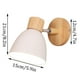 thumbnail image 5 of （white）Bathroom Vanity Light Over Mirror, Rustic Wall Mount Lamp, Kitchen Light Fixtures, Matte Sconces Wall Lighting, 5 of 5