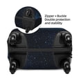 thumbnail image 4 of Lsque Blue Glitter Retro Printed Luggage Cover, Travel Luggage Protector,Scratch and Dirt Resistant, Fits 18-32 Inch Luggage - Medium, 4 of 9