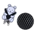 thumbnail image 1 of Clip de sombrero de golf Sharpla con Marcador de pelota de golf magnético Negro, 1 of 8